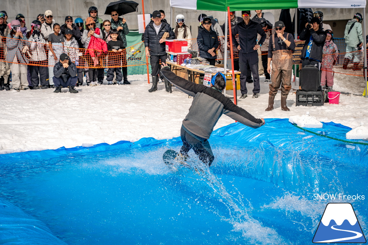 富良野スキー場｜いよいよインターナショナルなイベントに？！春シーズン恒例『第13回 Pond Skimming 池渡り』開催～♪